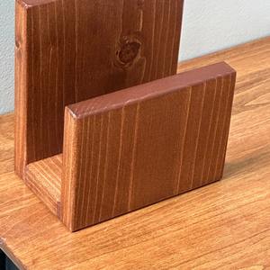 <b>Simple</b> Wooden Napkin Holder Suitable for Office <b>Desk</b> Dining Table and Formal Workspace Table Setting Use Wholesale From India - Product Image 2