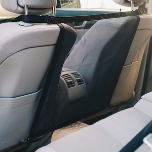 Qbellpet Barrière pour <span class=keywords><strong>chien</strong></span> de <span class=keywords><strong>voiture</strong></span> de haute qualité <span class=keywords><strong>Filet</strong></span> en maille robuste avec sangles élastiques pour un réglage facile du siège - Product Image 1