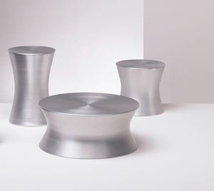 Tabouret de jardin décoratif en métal, fait main, durable, poli à haute brillance, avec motifs en relief, pour intérieur et extérieur - Product Image 6