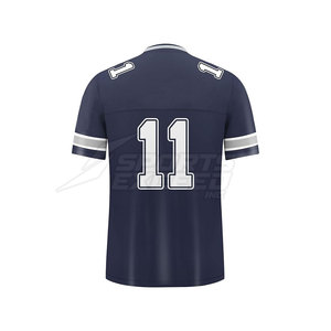 Jersey de Fútbol Americano de Manga Corta Totalmente Personalizado 2025, Proveedor Mayorista de Venta Caliente, Transpirable y de Secado Rápido - Product Image 2