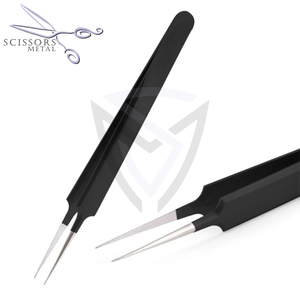 แหนบต่อขนตาทำจากสแตนเลสชุดอุปกรณ์เครื่องสำอางสำหรับการต่อขนตา - Product Image 5