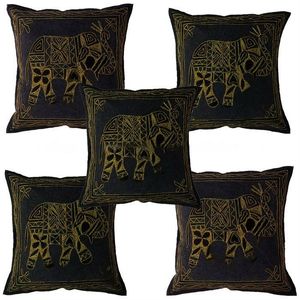 ปลอกหมอนอิงผ้าคอตตอนทอแบบชาวโมร็อกโก20x20นิ้วปลอกหมอนอิงปักลายเรขาคณิตหรูหราออกแบบได้อย่างยั่งยืน - Product Image 1