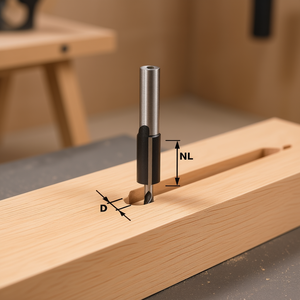 Fraise à rainurer Festool HW S12 à pointe en carbure - Product Image 3
