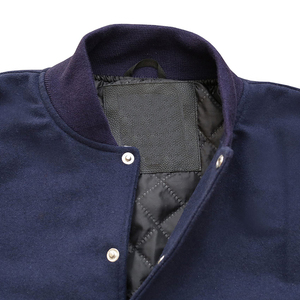 2025 nouvelles vestes universitaires respirant col rond impression de Logo personnalisé manches longues collège Baseball veste pour hommes - Product Image 4
