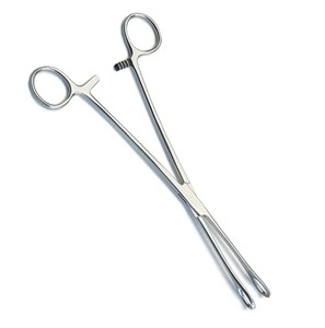 Base d'instruments chirurgicaux Forceps éponge Foerster mâchoires dentelées droites Instruments chirurgicaux de haute qualité pince éponge - Product Image 4