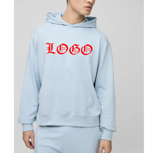 Calidad Premium 2025 Hombres Algodón de alta calidad Grueso Pesado French Terry Pullover Hoodie Custom Cheap Fleece Over sized Hoodie - Product Image 5