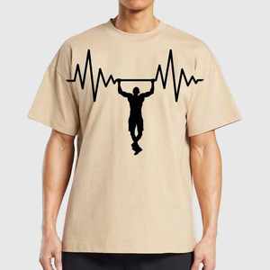 Camisetas gráficas personalizadas, camiseta lavada con ácido de pantalla, camisetas de serigrafía transpirables unisex de gran tamaño para hombre, camisetas de algodón 100% - Product Image 1
