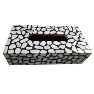 Increíble caja de pañuelos de nácar de calidad superior, servilletero decorativo para mesa de comedor para decoración del hogar - Product Image 6