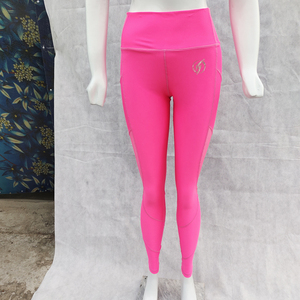 Ensemble de leggings de yoga taille haute et soutien-gorge de sport pour femmes, vente en gros OEM, respirant, léger, en élasthanne/nylon, équipement de fitness personnalisé - Product Image 6