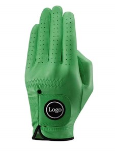 Gants de golf en cuir véritable antidérapants pour hommes GEO BROTHERS GB-01g avec design personnalisé de la paume pour une prise douce lors des coups de golf - Product Image 4
