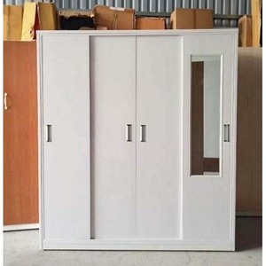 4-Door <b>Sliding</b> Plastic Clothing Organizer Wardrobe 1.65m X 1.8m Depth 51cm Portable for Adult <b>and</b> Children's Clothing - Product Image 2