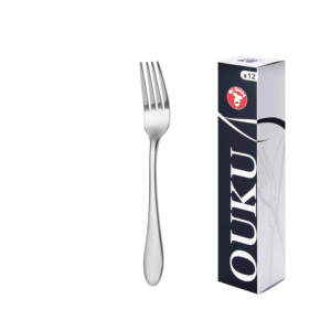 Fourchette de table en acier inoxydable durable Mr.Spoon Serie 18/0, compatible lave-vaisselle, manche monobloc pour usage domestique et en restaurant - Product Image 1