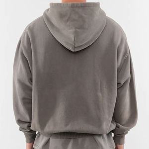 Sweat à capuche zippé en polaire lourde pour hommes, sweats à capuche zippés respirants et surdimensionnés, sweats à capuche chauds à impression numérique pour l'hiver - Product Image 2