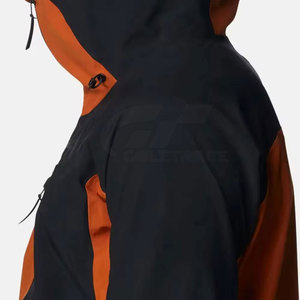 Veste de ski imperméable pour homme, coupe-vent, veste de pluie, manteau chaud pour homme avec capuche - Product Image 4
