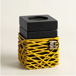 กระถางธูปไม้มาบคาร่าสำหรับชาวอาหรับดั้งเดิม2025สีเหลืองดำ - Product Image 1