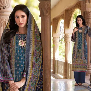 ชุดคอลเลกชั่นวัสดุพิมพ์ดิจิตอลมัสลินแคตตาล็อกเต็มรูปแบบเหมาะสำหรับใส่ไปปาร์ตี้ - Product Image 1