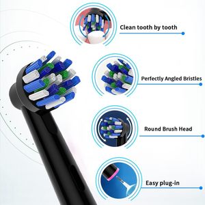 Recharges de têtes de brosse à dents rondes ultra-douces Recovery-Care génériques pour brosses électriques Oral-B – Vente en gros, usine OEM - Product Image 2
