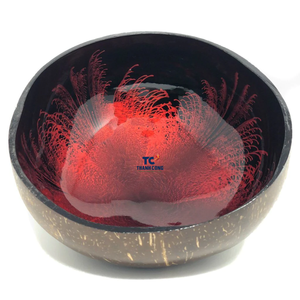 ชามมะพร้าวตกแต่งชุดเคลือบและแม่ของชามมะพร้าวมุกในเวียดนาม - Product Image 3