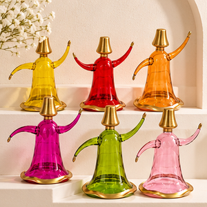 Figurines décoratives en verre coloré faites à la main (danseuses de Tanoura) Artisanat égyptien - Product Image 4
