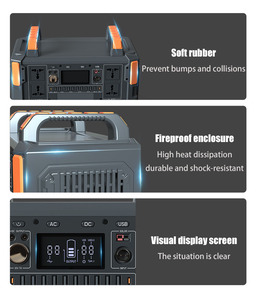 نظام طاقة شمسية محمول بقدرة 1000 واط للمنازل خارج الشبكة، مجموعة كاملة متكاملة مع محطة طاقة شمسية متكاملة وبطارية ليثيوم فوسفات الحديد - Product Image 4
