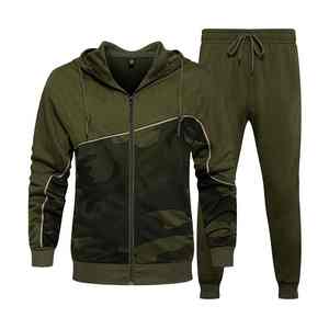 Conjuntos Deportivos de Invierno para Hombre, Elegantes y de Alta Calidad, 100% Algodón Transpirable, Secado Rápido, Tallas Grandes, Logotipo Personalizado - Product Image 1