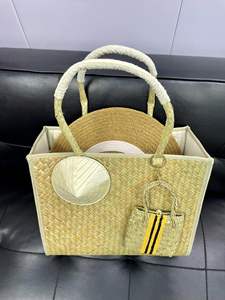 100% fait à la main nouveau Design jonc de mer rotin naturel osier Art sac à collectionner Vietnam Folk Art GIA NGUYEN CRAFT marque pique-nique - Product Image 2