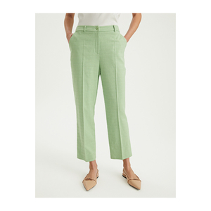 Mezcla de algodón y viscosa, corte regular para pantalones de mujer, alta calidad de Turquía - Product Image 4