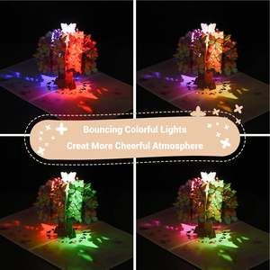 Feliz Día de la madre <span class=keywords><strong>Pop</strong></span> Up Card LIGHTS MUSIC 3D Butterfly Popup Card para todas las ocasiones - Product Image 6