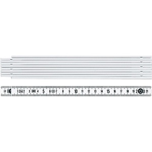 Regla Plegable de Plástico Blanca de 1 m de Longitud para IMC 1041 EC III con Conversiones de Unidades mm/cm - Product Image 1