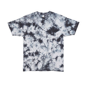 Camiseta unisex de algodón 250 GSM de alta calidad 100%, con logotipo personalizado teñido anudado, cuello redondo, manga corta, ajuste regular, ropa de moda callejera diaria - Product Image 3