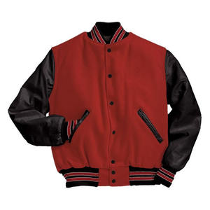 Venta caliente negro Unisex alta calidad Formal Varsity chaqueta mangas naranjas lujo tendencia primavera ropa OEM servicio disponible - Product Image 5