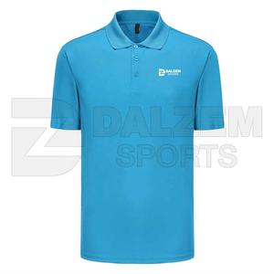 เสื้อโปโลสำหรับผู้ชายเสื้อกีฬาผ้าโพลีเอสเตอร์ผ้าฝ้ายธรรมดาปักโลโก้ดีไซน์แขนสั้นลำลองแบบออกแบบได้ตามต้องการ - Product Image 1