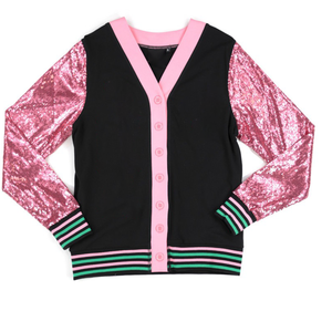 Autumn Winter <b>Women's</b> Wool/Acrylic V-neck Knitted <b>Cardigan</b> Front Logo Anti-Wrinkle Casual Regular Length Button Closure - Product Image 1