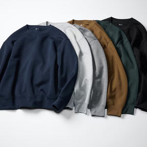 เสื้อสเวตเชิ้ตผ้าฟลีซโอเวอร์ไซส์ใส่ได้ทั้งชายและหญิงเสื้อสเวตเตอร์แบบสวมหัวมีกระเป๋าเสื้อผ้าคอตตอน100% ซักแบบวินเทจ - Product Image 6