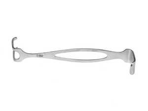 Rétracteur chirurgical à double extrémité Czerny 180 mm en acier inoxydable avec lame solide, crochet à deux branches par SurgiRight Instrument - Product Image 4
