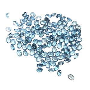 2x3มม. ธรรมชาติสำหรับสวิสสีฟ้าบุษราคัมได้รับการรับรองรูปไข่หลวมตัดเหลี่ยมเพชรพลอยได้รับการรับรองในราคาขายส่ง - Product Image 3