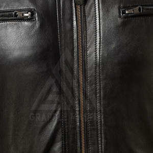 <b>Top</b> Selling Men Winter Cow Skin <b>Leather</b> Jacket Pakistan Best Quality Waterproof & Breathable - Product Image 6