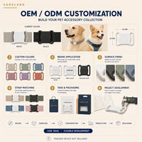 Nouveau collier de localisation pour animaux de compagnie pour chiens et chats avec fonction de positionnement GPS anti-perte, matériau PC, appareil intelligent LEXER-22