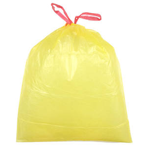 Bolsa de basura de plástico con cordón de 13 galones 0.9mil para ventas al por mayor con doble cordón ODM con precio de fábrica - Product Image 4