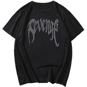 เสื้อยืดไรน์สโตนสำหรับผู้ชายเสื้อยืดไรน์สโตนดีไซน์ใหม่ - Product Image 1