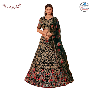 Impresionante hermosa blusa bordada con cordones Cutwork Dupatta Heavy Stonework boda temporada fiesta Lehenga Choli indio - Product Image 2