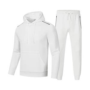 Survêtement pour homme 2 pièces sweat à capuche survêtements décontractés jogging athlétiques survêtements 2 pièces - Product Image 5