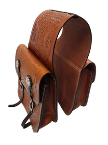 Sacs de selle de saut équestre en cuir véritable de haute qualité usinés à la main vêtements d'équitation occidentale pour chevaux - Product Image 4