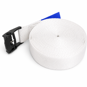 Provina Correas de amarre de plástico negro de 25mm con hebilla de leva de alambre blanco Amarre para control de carga para Moto-Exportar a Vietnam - Product Image 4