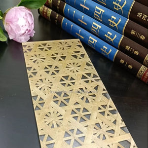 Tablero de resina de bambú Leasinder, hoja acrílica de partición de pantalla decorativa translúcida de ratán - Product Image 2