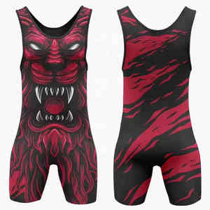 2025 haute qualité hommes Powerlifting lutte maillots pas cher haltérophilie costume singulet pour adultes Arts martiaux porter - Product Image 4