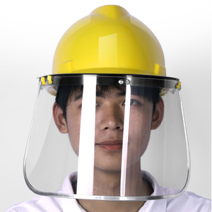Escudo facial completo industrial más vendido con adaptador de <span class=keywords><strong>casco</strong></span>, fácil fijación y extracción del <span class=keywords><strong>casco</strong></span> - Product Image 1