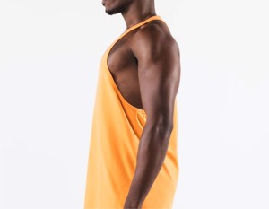 Camisetas sin mangas ligeras y cómodas de secado rápido para hombre, ropa de entrenamiento para gimnasio, camisetas sin mangas elásticas de cuatro vías de estilo callejero sólido - Product Image 4