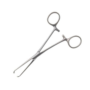 Pince à tissus Allis fabriquée M.A SIDDIQUE INTERNATIONAL 6 "en acier inoxydable, 15cm, 4x5 dents, manuel pour chirurgie générale - Product Image 2