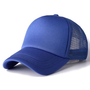 Casquette Trucker en Maille Bleue Réglable à 6 Panneaux Unisexe Décontractée Respirante Printemps-Été pour Adulte - Product Image 1